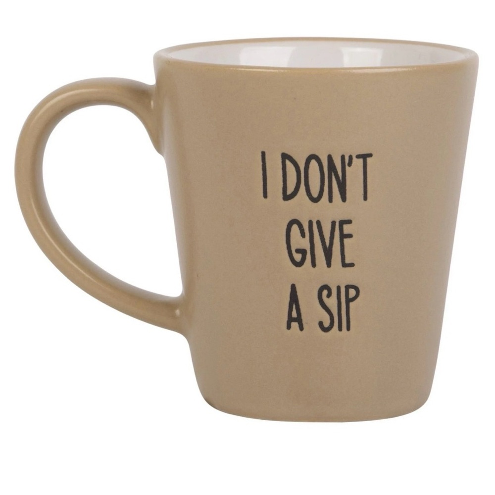 NWT Mainstays 2 oz Espresso Shot Ceramic Mug Give a Sip